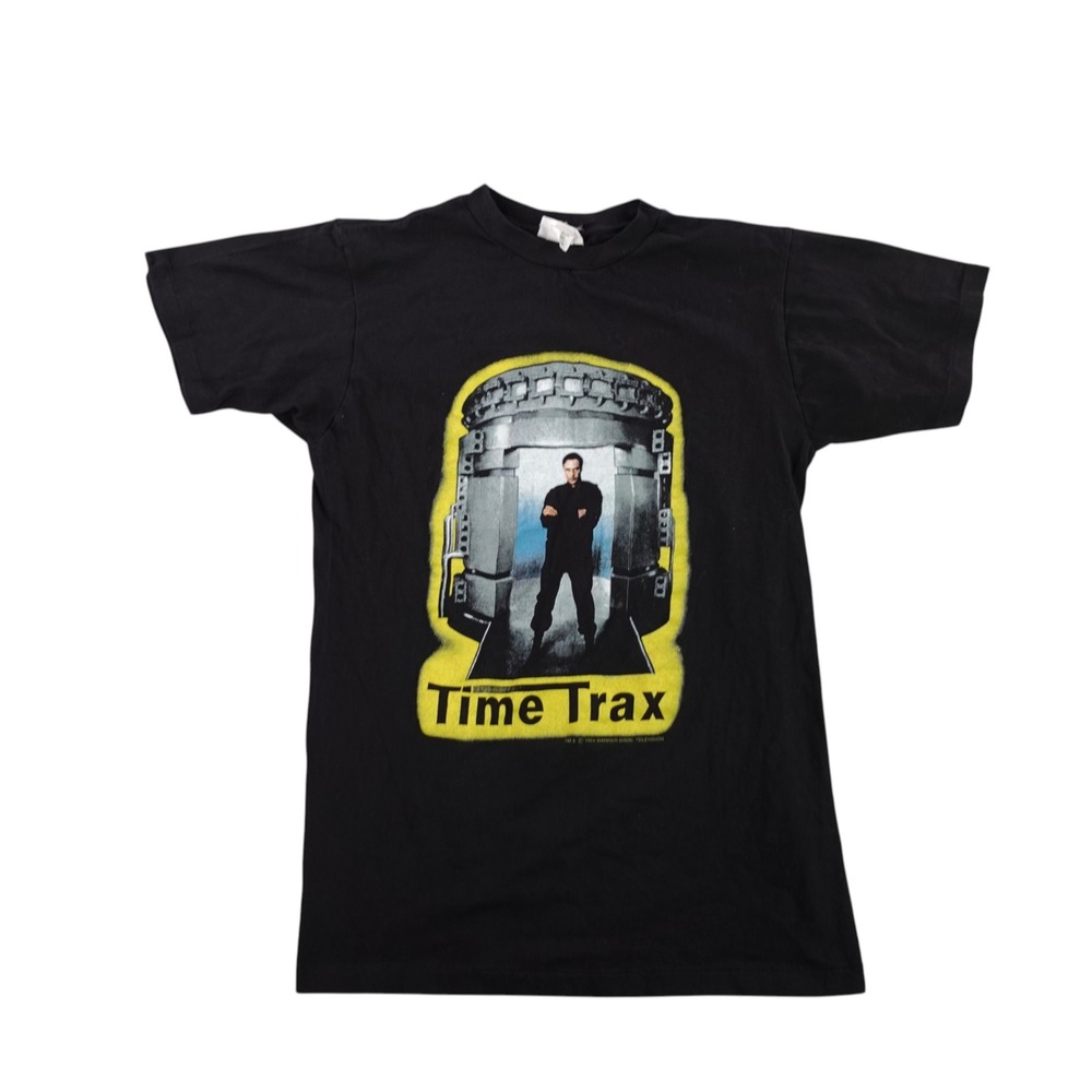 Vtg 1994 Time Trax Shirt Mens M Single Stitch Warner Bros TV Promo Sci Fi Movie
